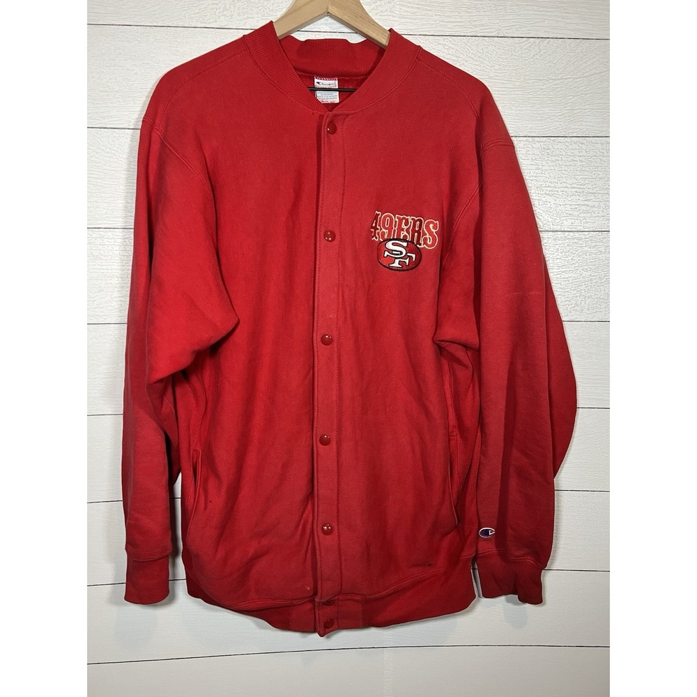 Champion Reverse Weave San Francisco 49ers Football Sweatshirt Vintage XL